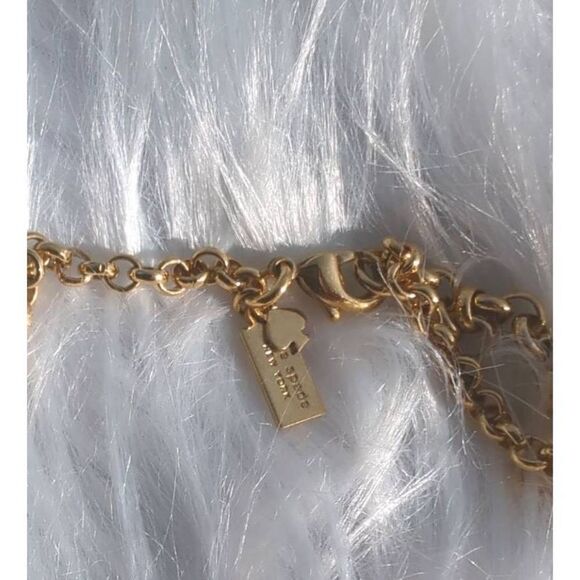 Kate Spade New York Honey Queen Bee Necklace Double Statement Bib - Picture 7 of 7